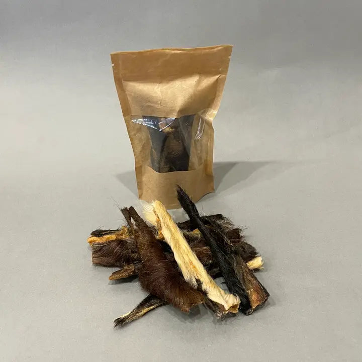 Beef Skin Strips 100g - Infinitydogtreats